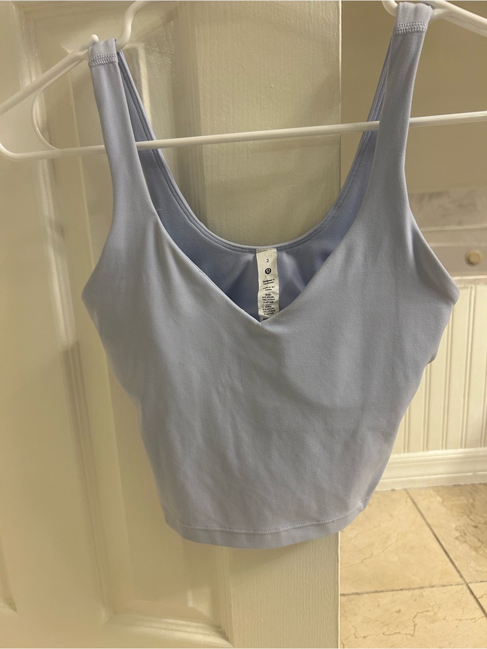 lululemon athletica Light Blue Tank Top